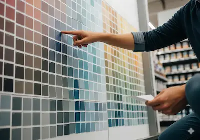 Výber farieb na maľovanie